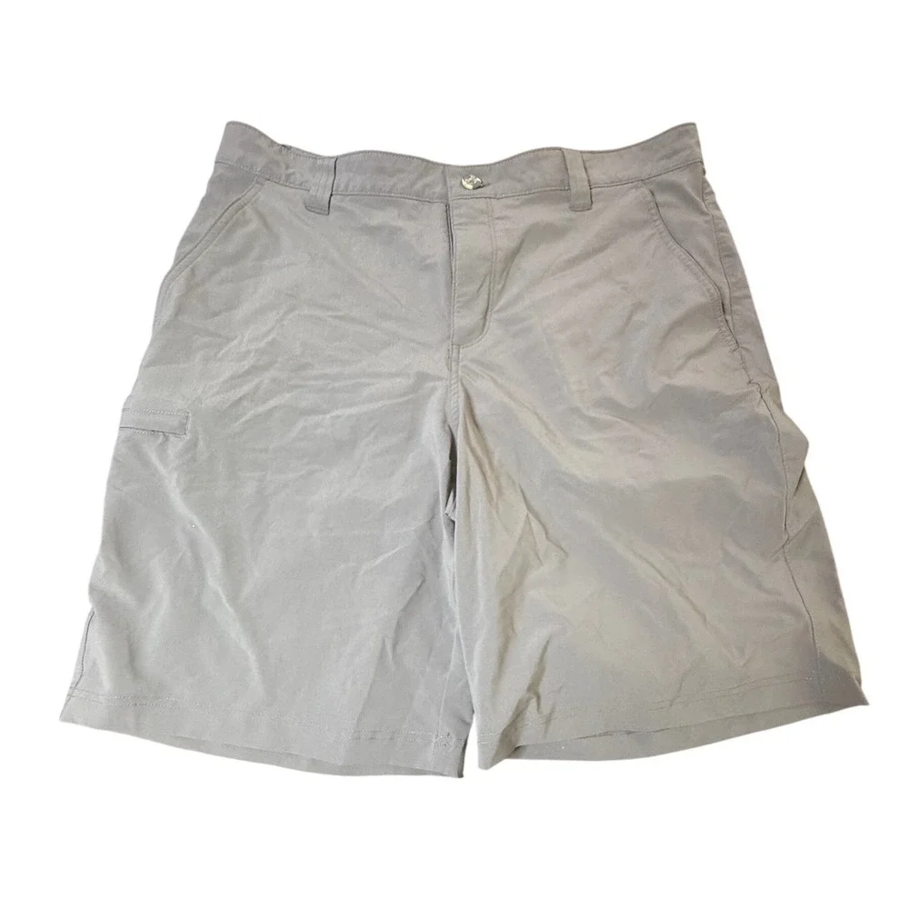 Columbia PFG Fishing Shorts Cargo Outdoor‎ Casual Gray Size 36